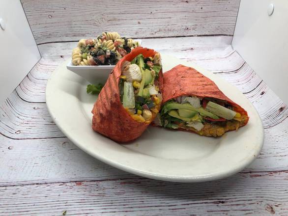 Order Southwest Chicken Wrap food online from Selma Chicago Pizzeria store, Rancho Santa Margarita on bringmethat.com