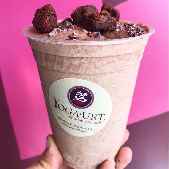 Order Peanut Butter Brownie Shake food online from Yoga-Urt store, Glendale on bringmethat.com