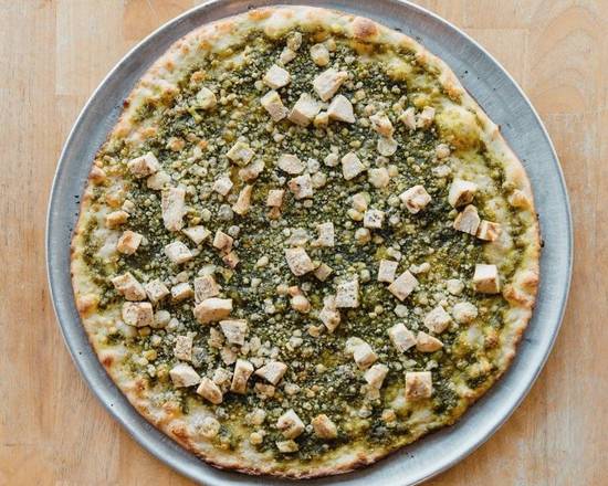 Order Large Pollogo Pesto food online from Upper Crust Pizzeria store, Culver City on bringmethat.com