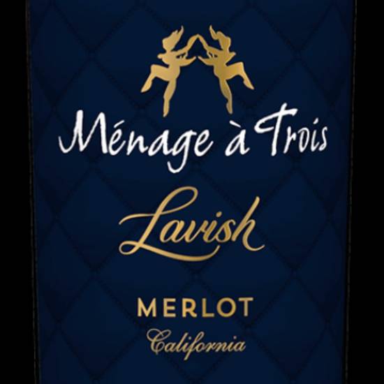 Order Menage a Trois Merlot 750ml 13.8%ABV  food online from Princess Liquors store, Port Saint Lucie on bringmethat.com