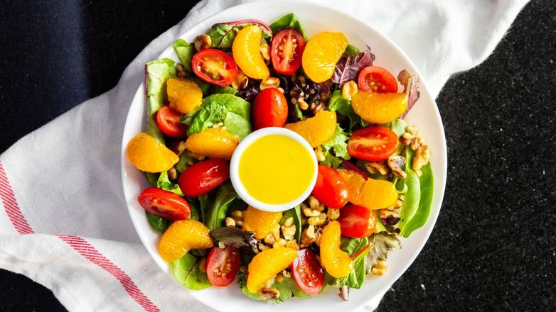 Order Walnut ‘n’ Mandarin Orange Salad (V, GF) food online from Indiya: Flavors of India store, Collingswood on bringmethat.com