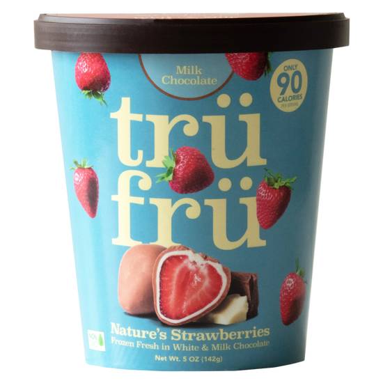 Order TruFru Frozen Milk Chocolate Strawberries 5oz food online from Everyday Needs by Gopuff store, Boston on bringmethat.com