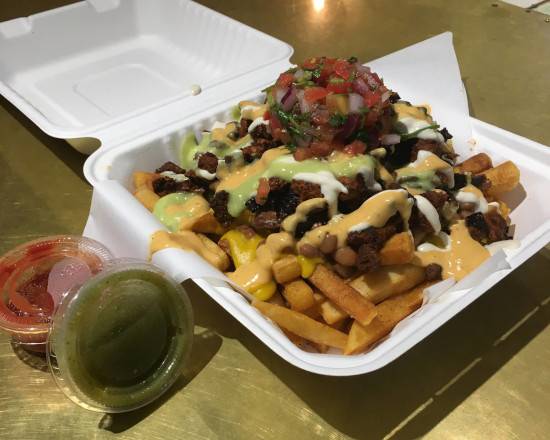 Order Loaded Fries food online from Amo Nakatl Asada store, Temecula on bringmethat.com