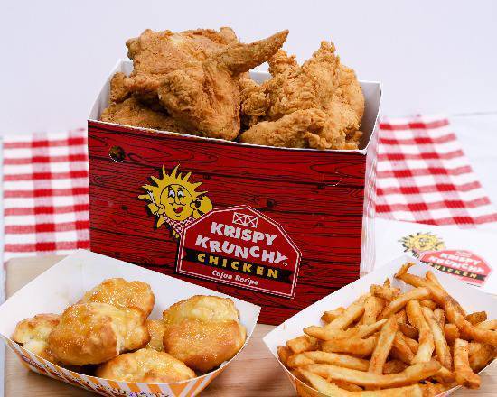 Order Chicken and Tenders Family Meal food online from Krispy Krunchy Chicken store, Wausau on bringmethat.com