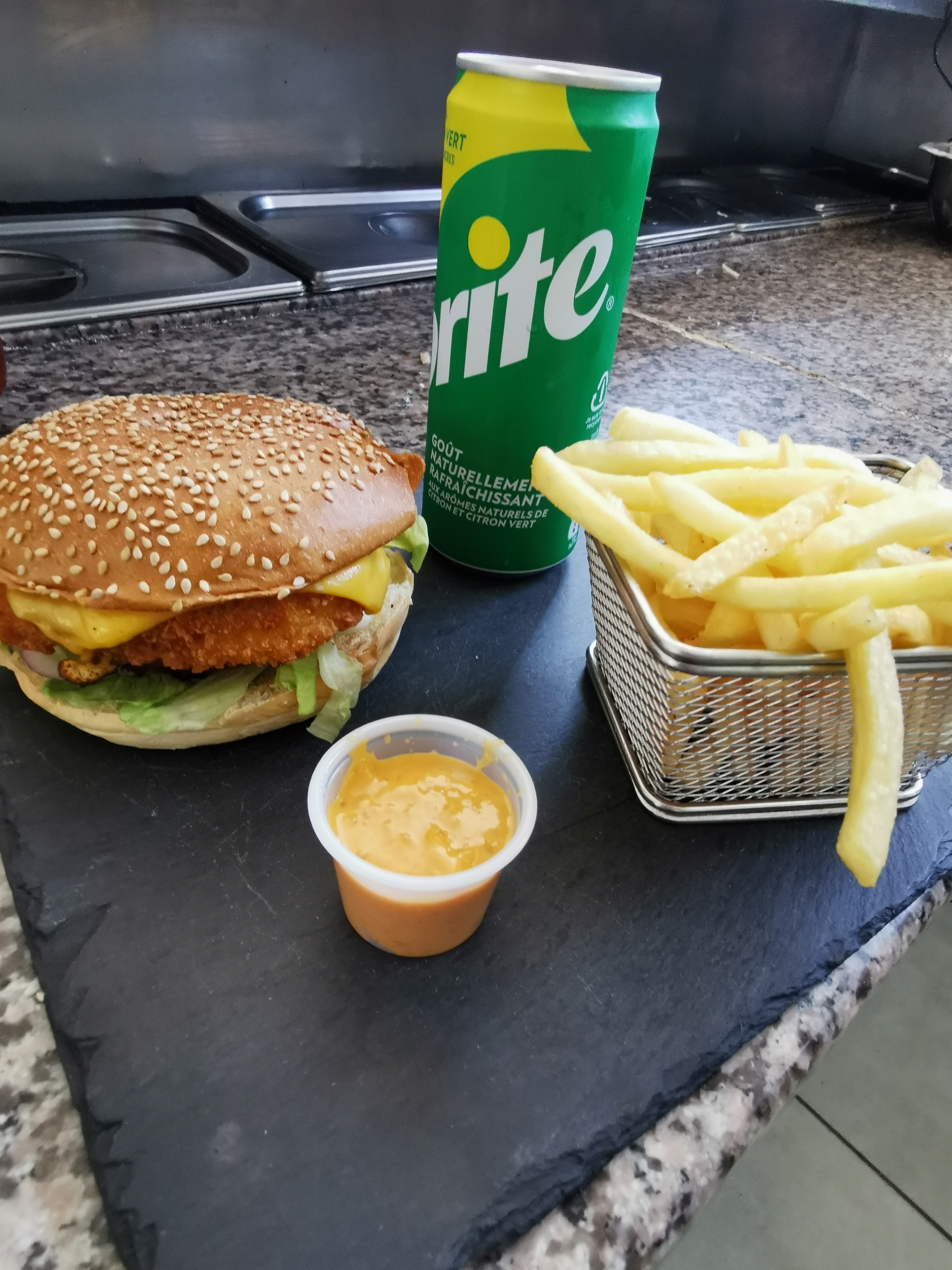 Menu chicken burger