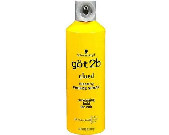 Order Got2b Glued Blasting Freeze Hairspray, 12 Ounce food online from Turbo Merce store, Alpharetta on bringmethat.com