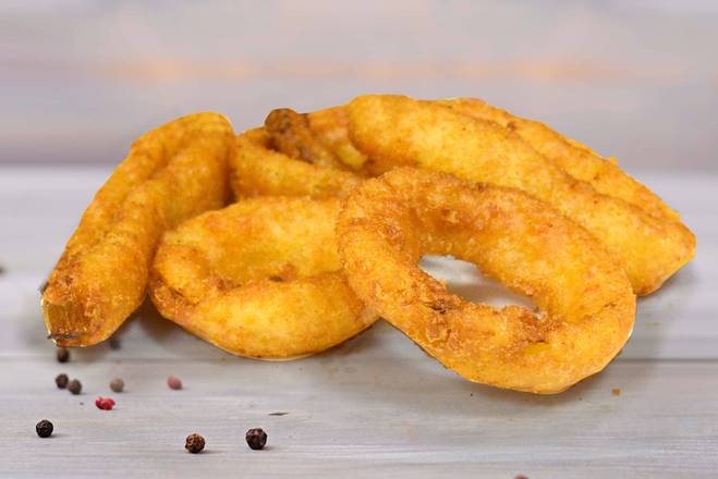 Order Onion Rings food online from Sam Gyro & Seafood store, Saint Petersburg on bringmethat.com