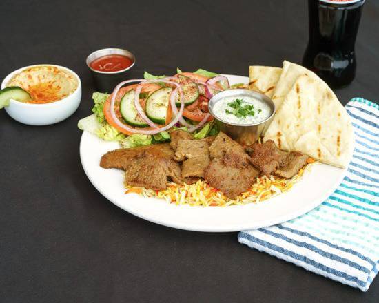 Order Gyro Platter food online from Falafel Corner store, Sacramento on bringmethat.com