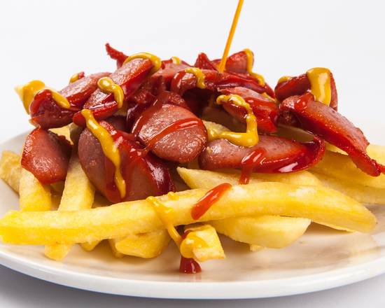 Order Salchipapas food online from La Granja store, North Miami Beach on bringmethat.com