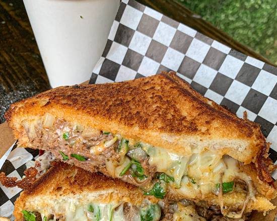 Order Birria Grilled Cheese food online from Tasti Tacos #1 store, Durham on bringmethat.com