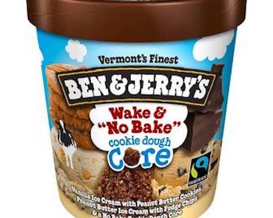 Order Ben & Jerry’s Wake & No Bake Cookie Dough Core Pint food online from George's Market store, San Francisco on bringmethat.com