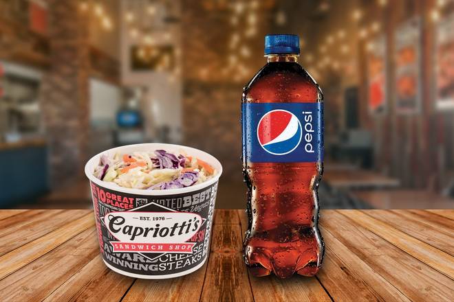Order Combo Slaw & Bottle Drink food online from Capriotti's store, West Chester on bringmethat.com