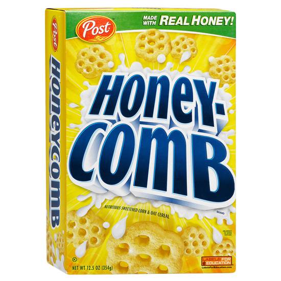 Order Post Honey-Comb Cereal 12.5oz food online from Everyday Needs by Gopuff store, Baton Rouge on bringmethat.com