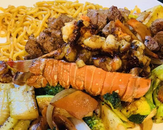 Order Hibachi Grilled Filet Mignon and Lobster         food online from Sushi Bear Sushi & Grill store, Jacksonville on bringmethat.com