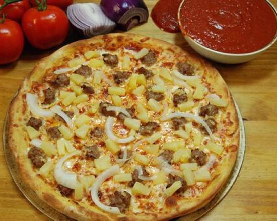 Order Spicy Sausage Special Pizza (12" Medium) food online from Stefano's Pizza store, Mill Valley on bringmethat.com