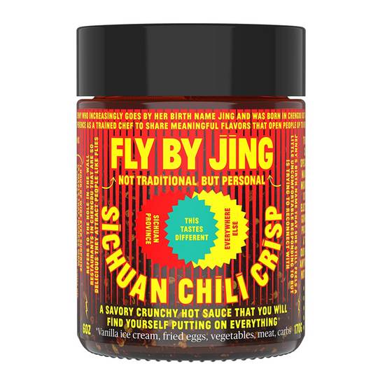 Order Fly By Jing Sichuan Chili Crisp 6oz food online from Everyday Needs by Gopuff store, Thousand Oaks on bringmethat.com