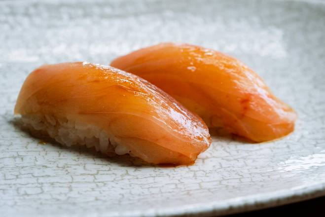 Order Bincho (Albacore Tuna) - 2pcs food online from OMAKAI sushi store, Aventura on bringmethat.com