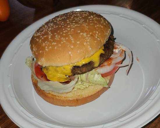 Order Burger Bacon, Fries, and Drink food online from Billiards Lucky 77 store, Norcross on bringmethat.com