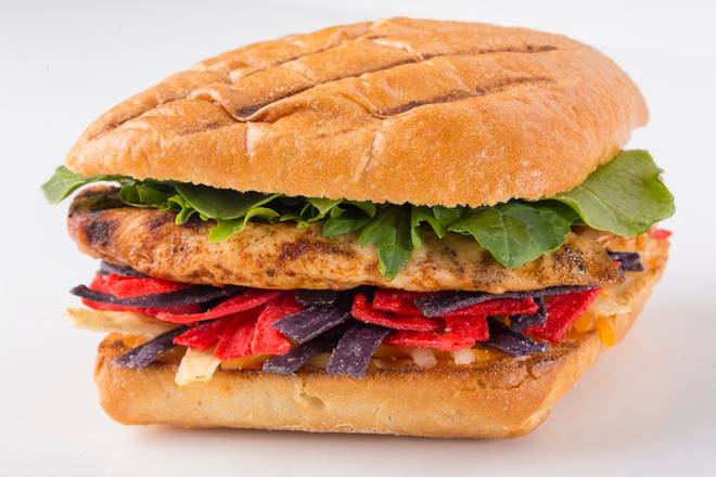 Order Smokey Southwest Chicken Panini food online from F2o Fresh to Order store, Johns Creek on bringmethat.com