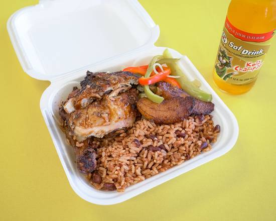 Order Jerked Chicken food online from Mama Caribbean Grill store, Decatur on bringmethat.com