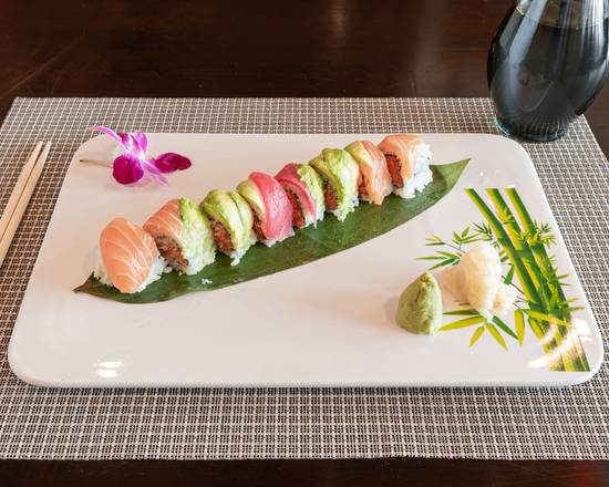 Order Tri Color Roll food online from Miya Sushi store, Jacksonville on bringmethat.com