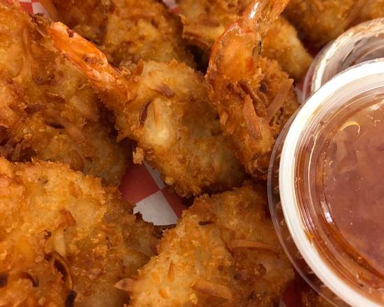 Order Coconut Shrimp (6 pcs) food online from Cori Seafood Grill store, Gulfport on bringmethat.com
