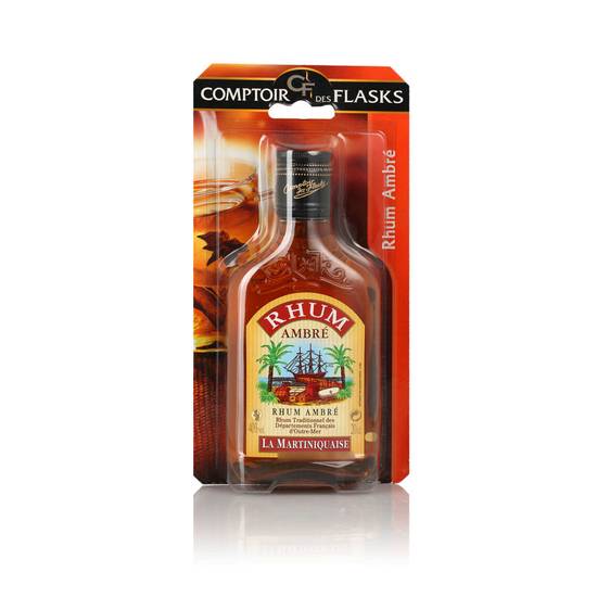 Rhum Ambré 40° 20 cl flask