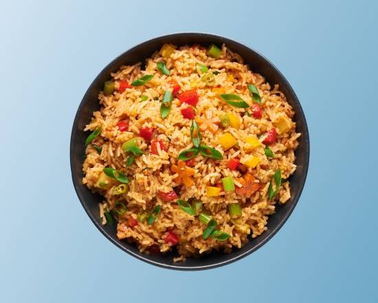 Order Hawkers Veggie Fried Rice food online from Delhi Woks store, Raleigh on bringmethat.com