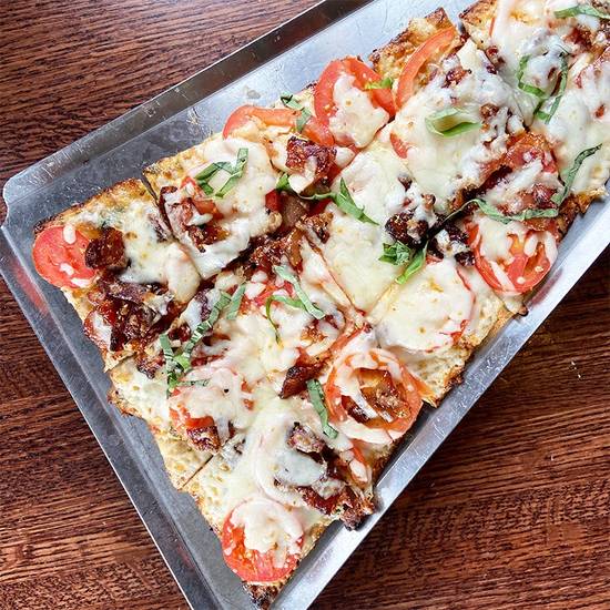 Order Maple Pepper Bacon Flatbread Appetizer food online from Granite City store, Kansas City on bringmethat.com