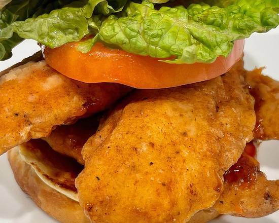Order Fried Chicken Tender Sandwich food online from Foodhaul store, Elk Grove Village on bringmethat.com