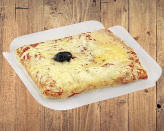 Une tranche de Pizza Chèvre