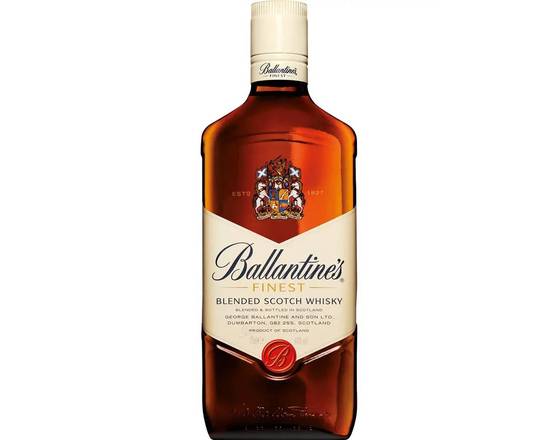 Order Ballantines Finest, 750mL whiskey (40.0% ABV) food online from Xtra Liquors & Wines store, WEST MIAMI on bringmethat.com