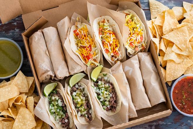 Order Taco Box food online from Sharky's Woodfired Mexican Grill store, Los Angeles on bringmethat.com