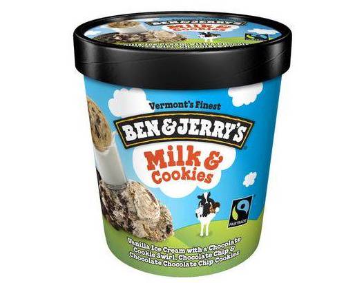 Order Ben & Jerry's Milk & Cookies (1 pt) food online from Shell store, Tampa on bringmethat.com