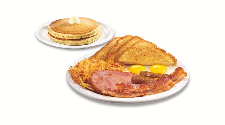 Order Lumberjack Slam® food online from Denny's store, TAMPA on bringmethat.com