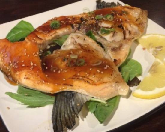 Order Kama Salmon food online from Shiro Sushi Teriyaki store, Portland on bringmethat.com