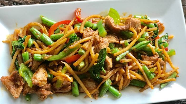 Order Ka Pow food online from Celadon Thai Kitchen store, Los Angeles on bringmethat.com