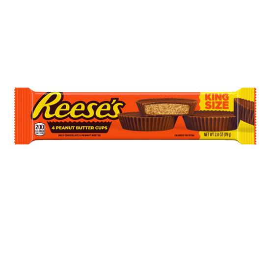 Order Reese's Peanut Butter Cup King Size 2.8oz food online from Casey store, Carter Lake on bringmethat.com