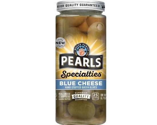 Order PEARLS BLUE CHEESE STUFFED OLIVES 6.7OZ  food online from Princess Liquors store, Port Saint Lucie on bringmethat.com