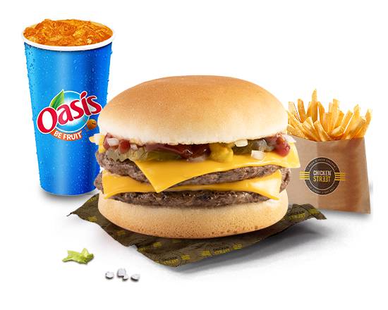 Menu "DOUBLE CHEESE"