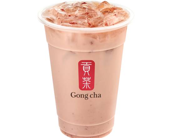 Order Strawberry Milk Tea food online from Poki Dc & Gong Cha store, Providence on bringmethat.com