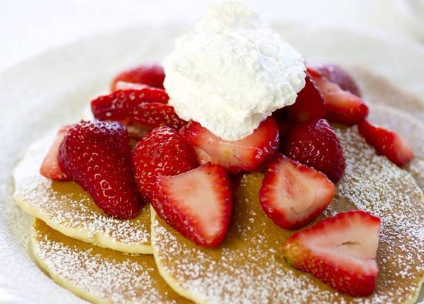 Order Fresh Strawberry Pancakes food online from The Original Pancake House store, Forest Acres on bringmethat.com
