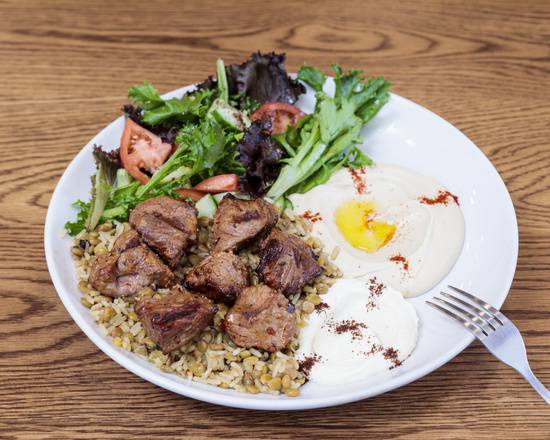 Order Shish Kabob Platter food online from Layla's Falafel store, Stamford on bringmethat.com