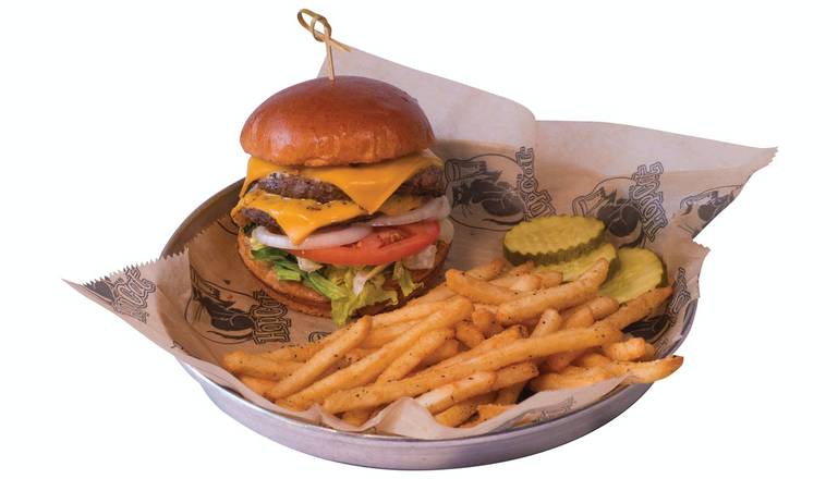 Order B.Y.O. DBL Smash Burger food online from Hopcat store, Indianapolis on bringmethat.com