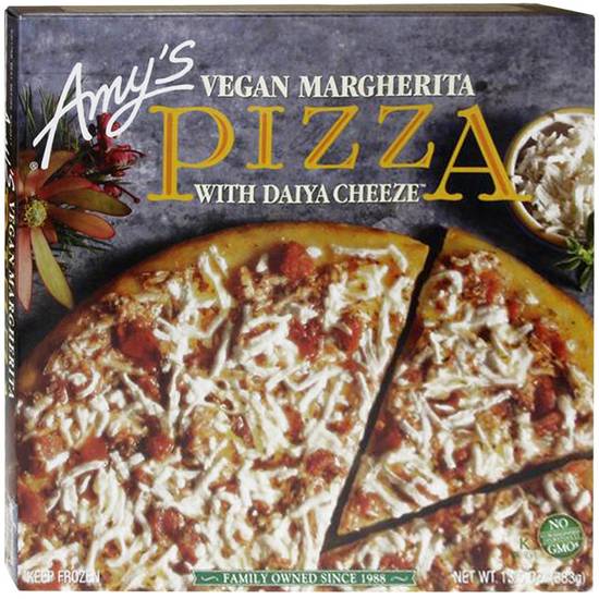 Order Amy's Frozen Vegan Margherita Pizza 8in 13.5oz food online from Everyday Needs by Gopuff store, Baton Rouge on bringmethat.com