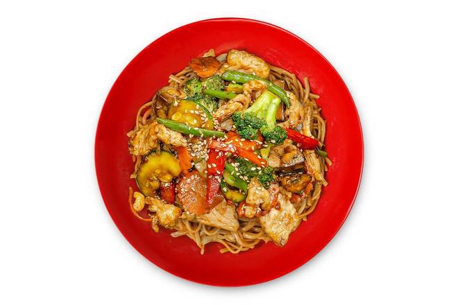 Order Sesame Stir Fry Noodle Bowl food online from Bento Asian Kitchen + Sushi - Southside store, Jacksonville on bringmethat.com