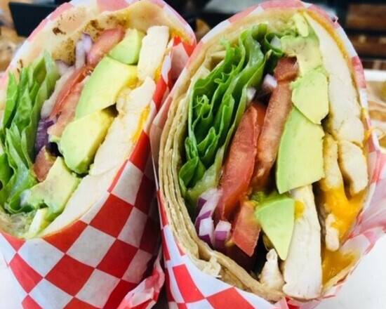 Order Grilled Chicken Wrap food online from Rose Cafe store, Lake Forest on bringmethat.com