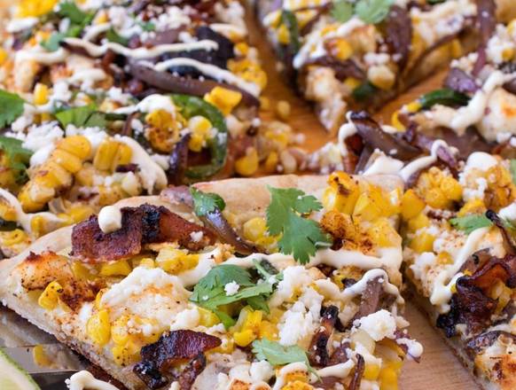 Order 14" STREET CORN PIZZA (ELOTE) food online from Amore Pizzeria store, Clearwater on bringmethat.com