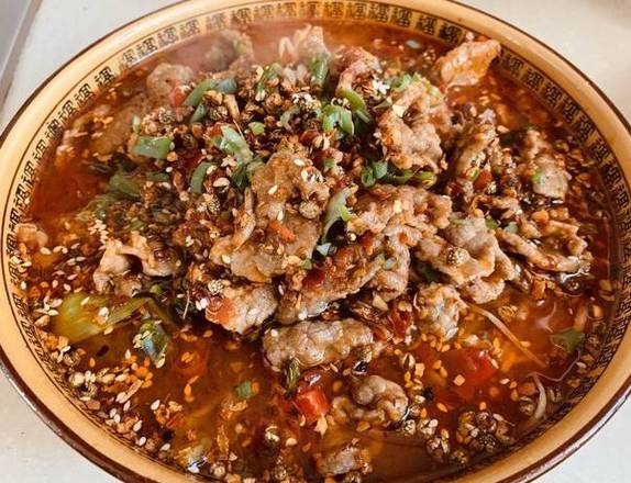 Order NEW! Beef in Hot Chili Oil 水煮大牛 food online from Chopsticks Cuisine store, Seattle on bringmethat.com