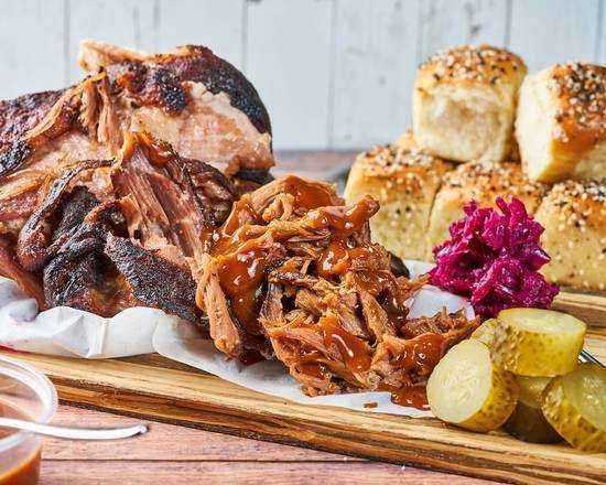 Order BBQ Pulled Pork by Mac 'n Cue food online from Barzotto store, Palo Alto on bringmethat.com